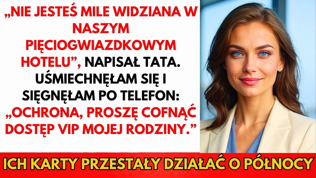 Rodzice Zbanowali Mnie W Swoim Hotelu — Nie Wiedząc, Że To Ja Mam Całą Sieć