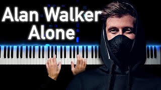Alan Walker - Alone | Piano cover видео