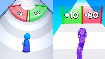 Snake Run Race vs Skate Master - MAX LEVEL Gameplay Walkthrough (Android,iOS) NEW UPDATE