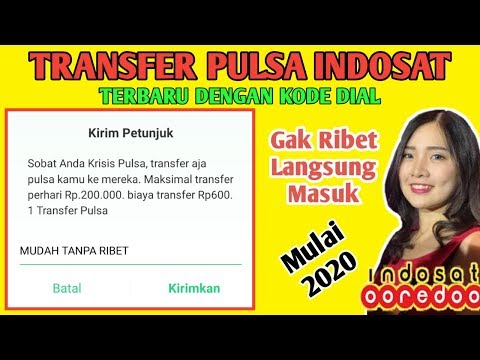 👍 TERBARU CARA TRANSFER PULSA INDOSAT 2020. 
