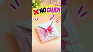❌No Glue Paper gift Diy🎁!Easy paper box tutorial #shorts #handmadecraft #diy #youtubeFastiveDrop – Nargis art&craft