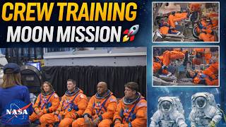 Artemis II Crew Training for Moon Mission 🚀 | NASA Prepares for Historic Lunar Flight