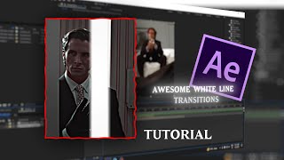 Awesome White Line Transitions effect in | After effects - ( Tutorial )