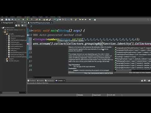 Count Frequency of Numbers Using Java 8 Streams | group By + counting |