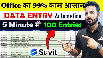 AI-Powered PDF to Tally Bank Statement automation – 10x Faster Accounting! Data Entry Automation