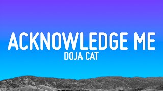 Doja Cat - Acknowledge Me (Lyrics) Resimi