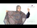 Tutorial Tudung Bawal Bidang 60. SOFEA Gaya #1