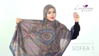 Tutorial Tudung Bawal Bidang 60. SOFEA Gaya #1