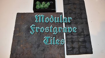 Making Modular Frostgrave Table Top Tiles