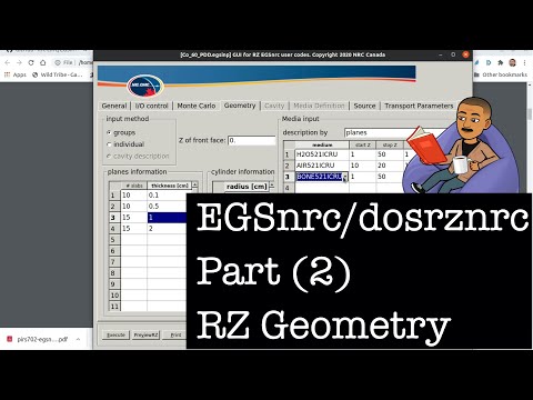 EGSnrc/dosrznrc user code - Part (2) - RZ Geometry