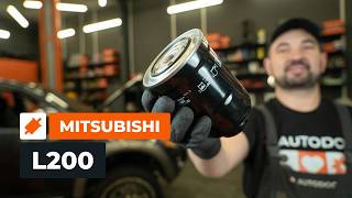MITSUBISHI L200 benzin és dízel Üzemanyagszűrő beszerelése: videó útmutató