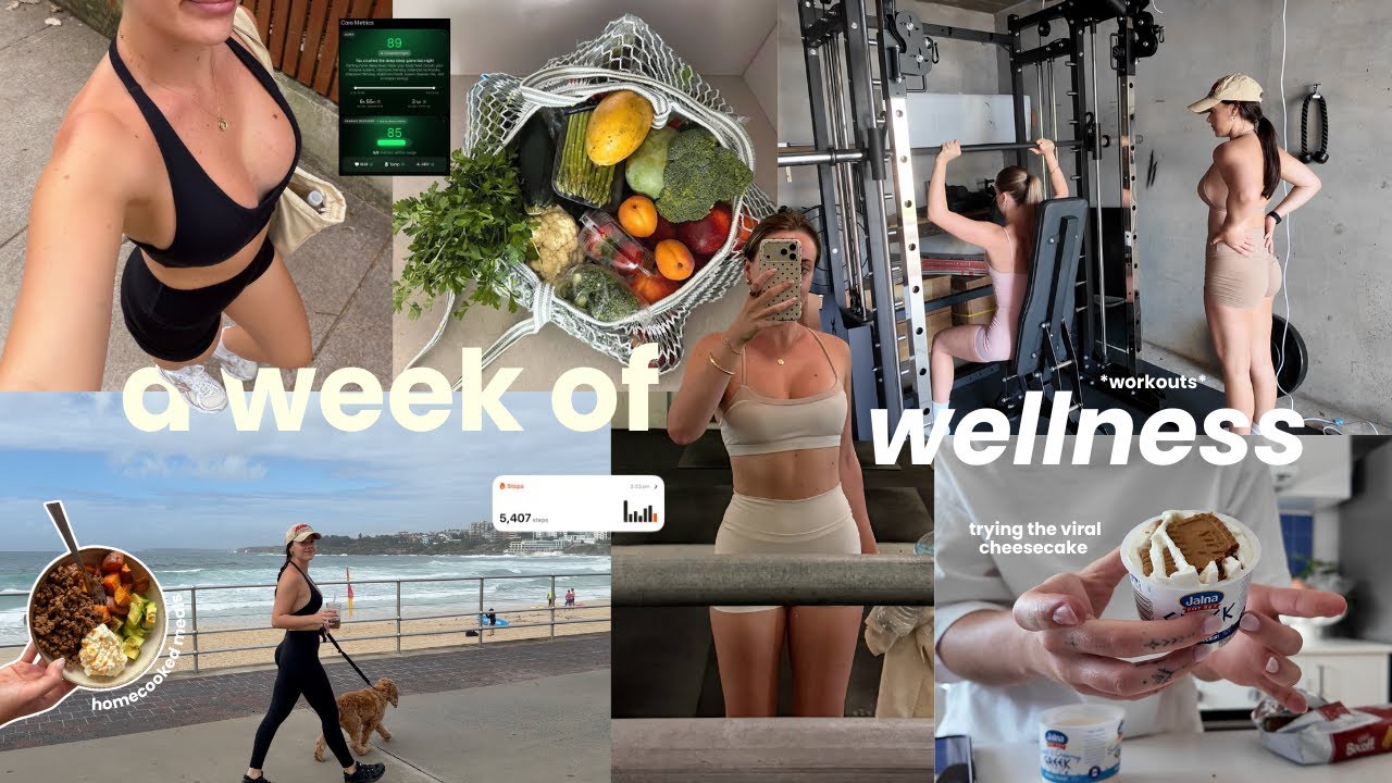 a week of wellness to start the year RIGHT!! (workout routine, homemade meals, habits)