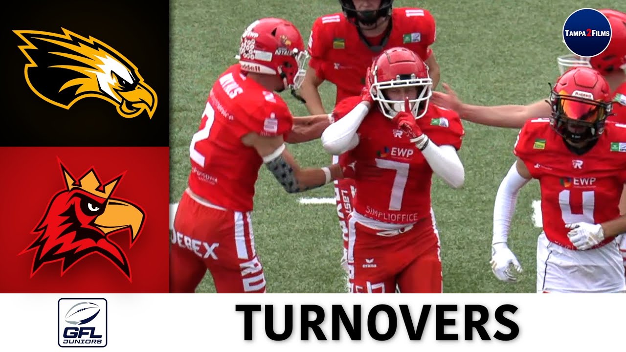 All Turnovers: Berlin Adler U20 vs. Potsdam Royals U20 | GFLJ | 2024