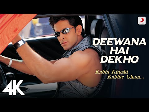 Deewana Hai Dekho | K3G | Hrithik Roshan, Kareena Kapoor | Alka Yagnik | Sonu Nigam | 4K