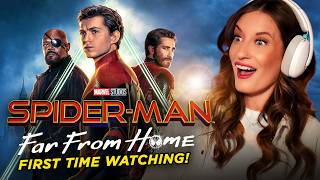 FIRST TIME WATCHING SPIDER-MAN FAR FROM HOME | Marvel Reaction | basicwitreacts