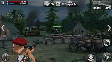 Frontline Commando: D-Day Gameplay | Map : - Juno | Mission : - 16 ( Juno : Day-2 2315Z )