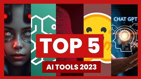 Top 5  the most useful AI tools 2023.  #chatgpt  #gpt4