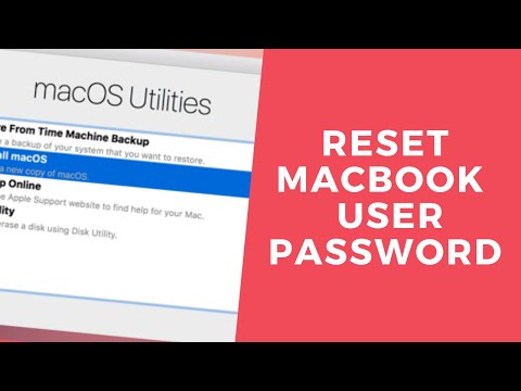 How to reset your user password  Macbook Pro | Macbook Air | iMac (Mojave | Sierra | El Capitan)|