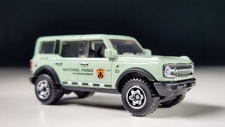 Matchbox Mainline Review: 2021 Ford Bronco | 2023 MBX Off Road | National Parks