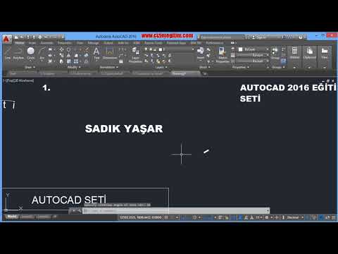 AutoCAD Yazı Yazma Komutları-(5.Bölüm 14.ders)