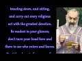 Padre Pio ~ On Entering a Church