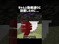 ちゃんと動画通りに設置したのに... #shorts #マイクラ #マインクラフト