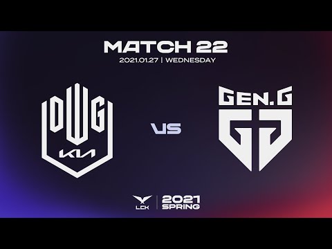 DK vs. GEN | Match22 H/L 01.27 | 2021 LCK Spring Split