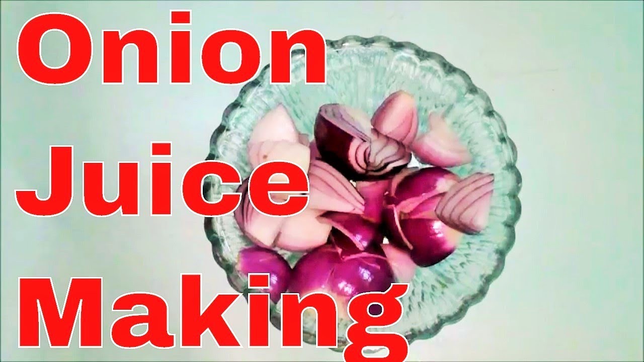 How to make Onion Juice for Hair Growth of Men / DIY Onion Juice to