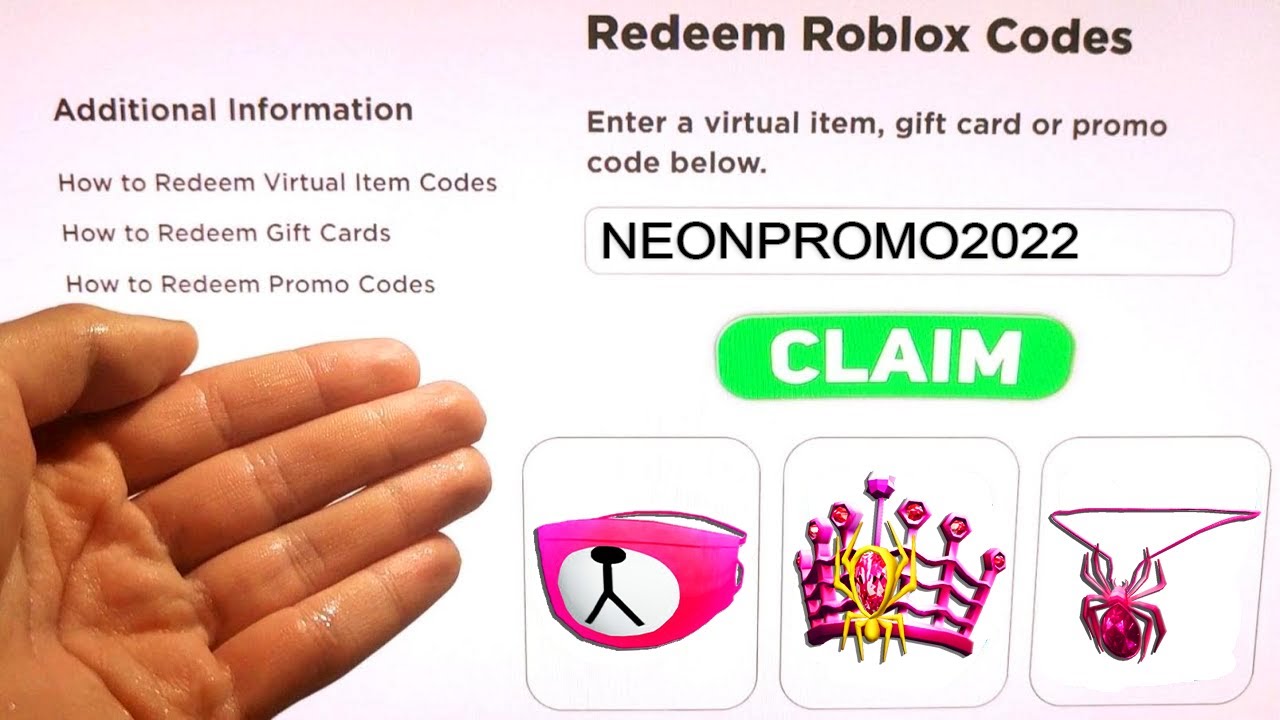 +5 *NEW* Roblox PROMO CODES 2022 Working Free ROBUX Items in JULY + EVENT | All Free Items on Roblox
