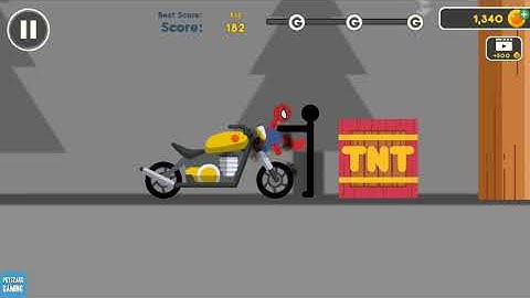 Stickman Flatout - Destruction : Game offline Spiderman Walkthrough Part 3 / Android Gameplay HD