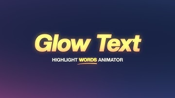 Glow Text Animation