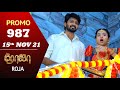 ROJA Serial | Episode 987 Promo | ரோஜா | Priyanka | Sibbu Suryan | Saregama TV Shows Tamil