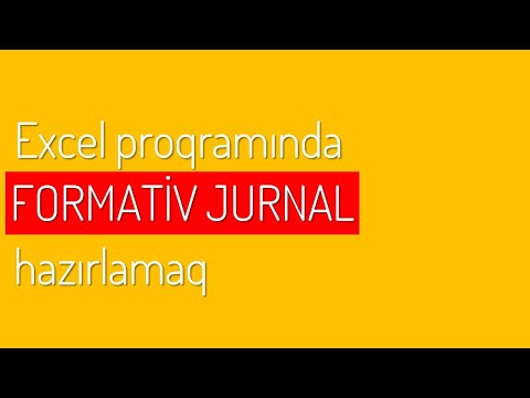 Video: Jurnal çekinin hesablamada istifadəsi nədir?