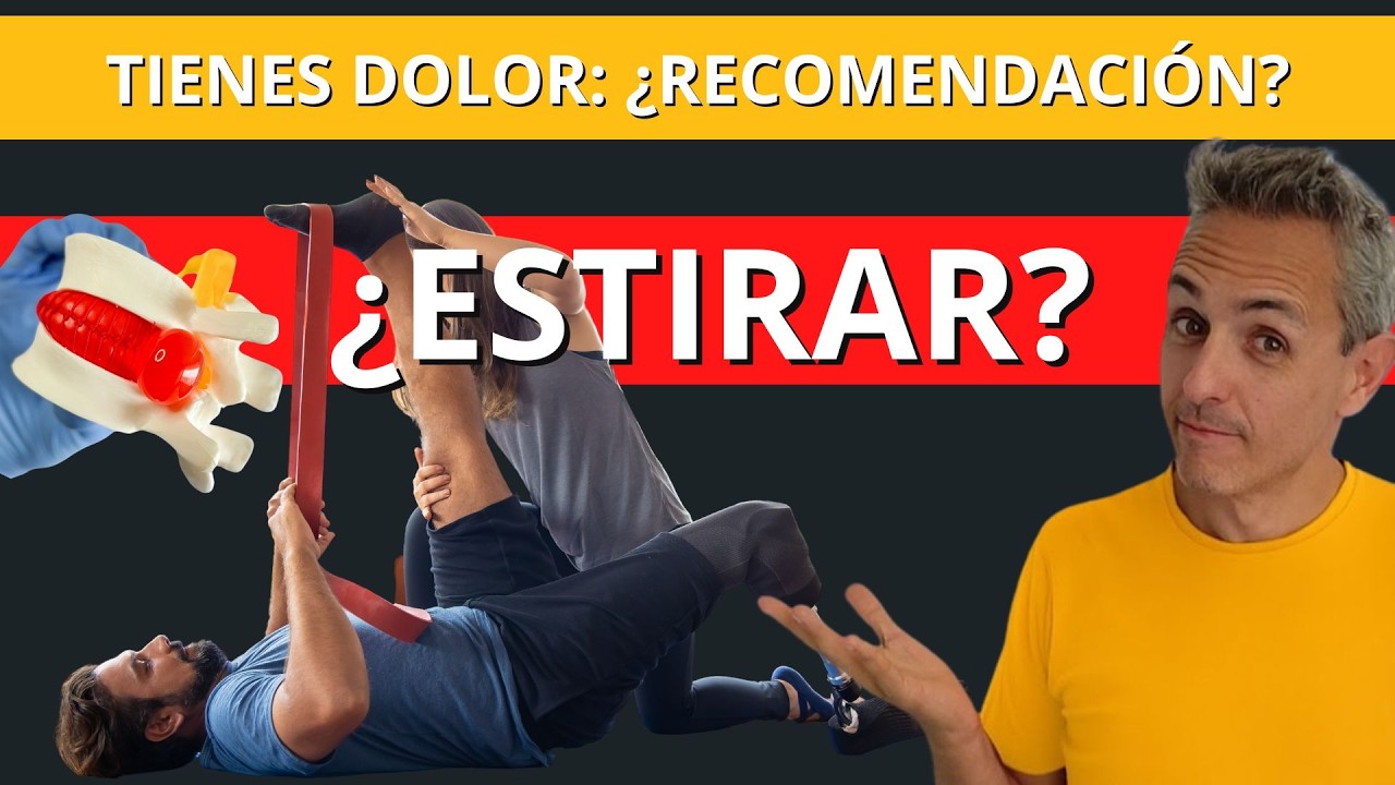 ¿ESTIRAR? ¿Cuándo tienes una HERNIA Discal? 💪💪💪