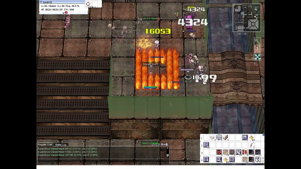 Asgard Legend Ragnarok Online - bow stalker vs kiel dungeon second floor
