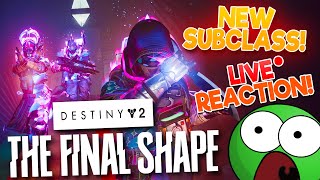 NEW SUBCLASS AND ENEMIES?! Destiny 2 Final Shape Gameplay Reveal! My LIVE Reaction!