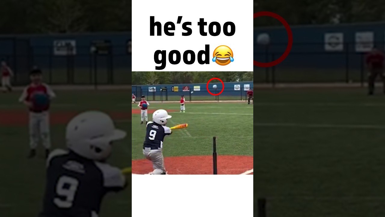 T-ball MONSTER 😂👏
