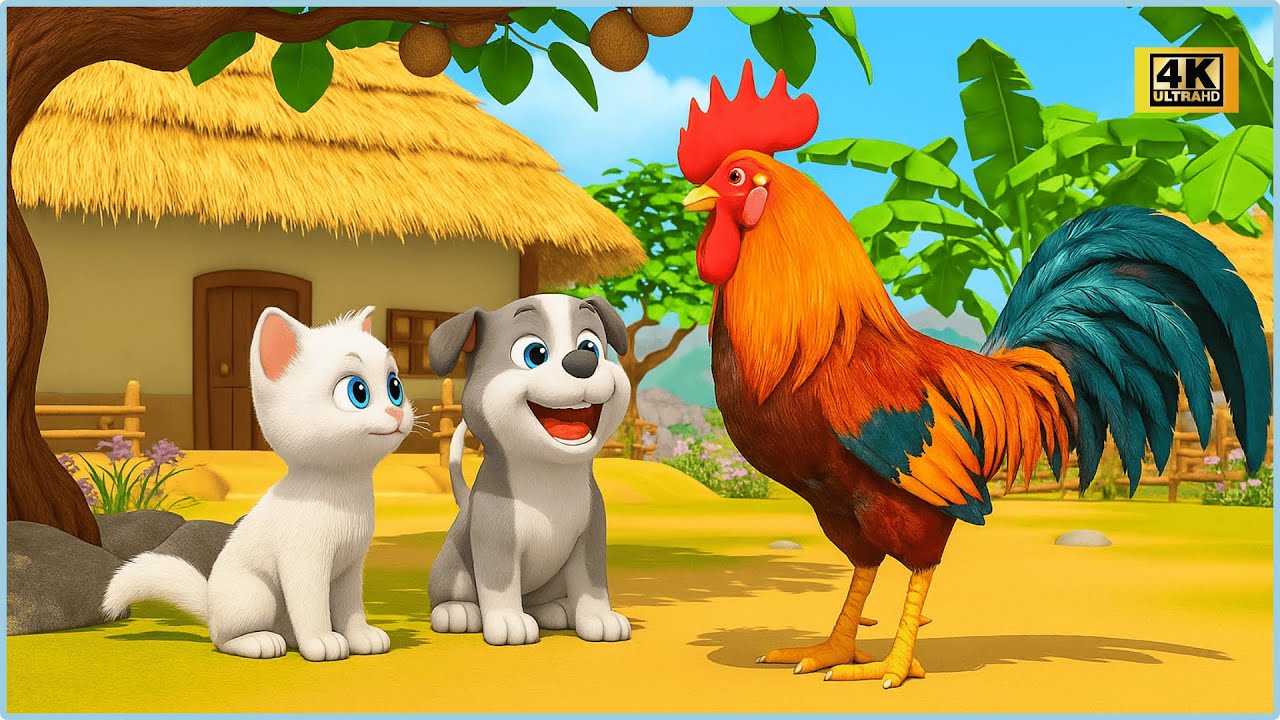 Gà Trống Mèo Con Và Cún Con - Nhạc Thiếu Nhi