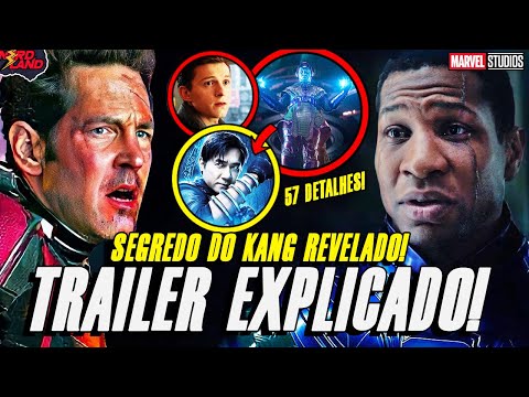 ANÚNCIOS MARVEL: TRAILER HOMEM FORMIGA 3 QUANTUMANIA, SECRET INVASION,  DEADPOOL 3 E FANTASTIC FOUR! 