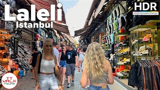 Laleli Shopping Street Walking Tour, Istanbul | Suitcase Trade | 4K HDR