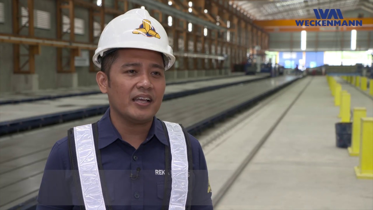 Stationary production line and central transfer table system, Indonesia