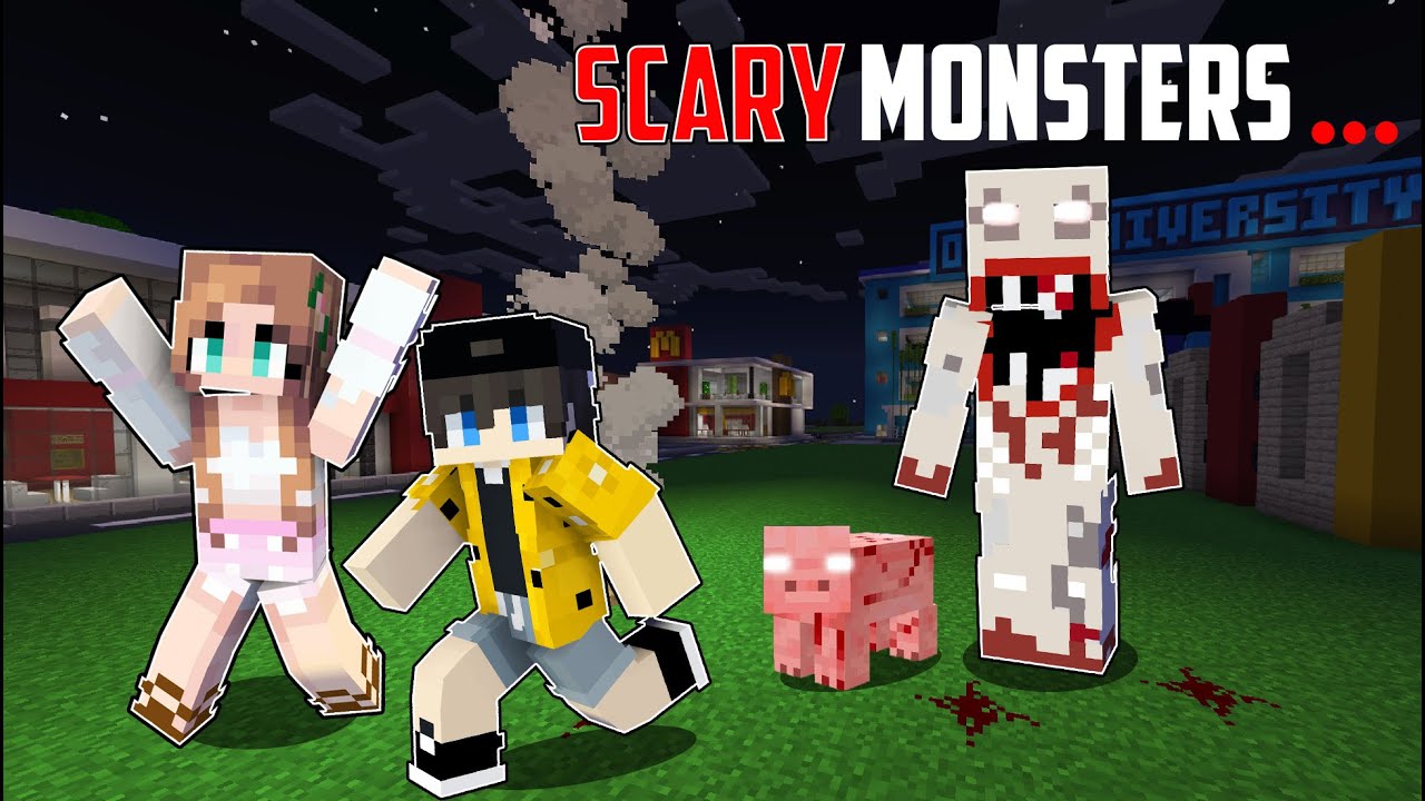 BEST of Minecraft! Testing Scary Monsters.EXE that are real in ...