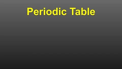 Periodic Table (ICP)