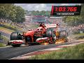 F138 Brands Hatch Tv broadcast  1:03.766 [Track Titan record]