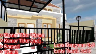 Desain Renovasi Rumah KPR subsidi type 36/60 terbaru