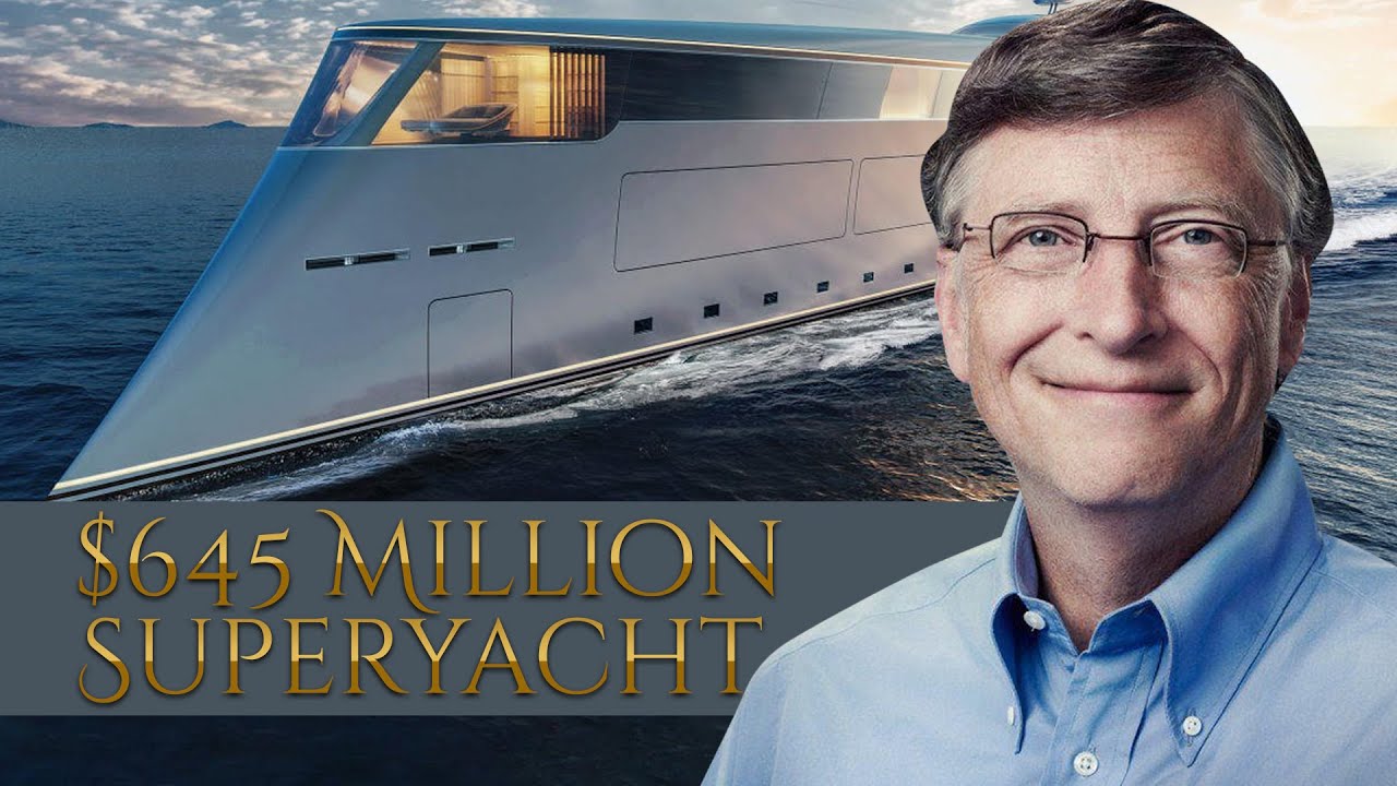 Inside Bill Gates 645Million Hydrogen Powered Superyacht YouTube