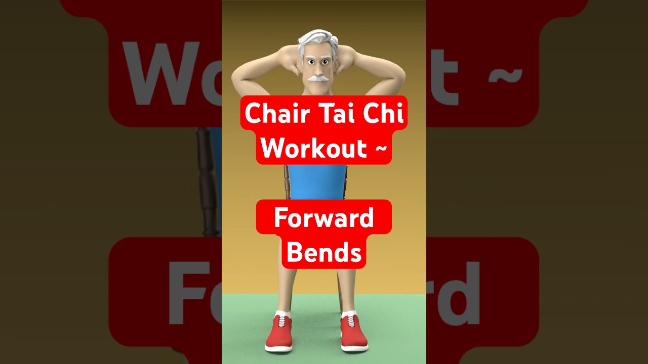 Firm Your Stomach: Chair Tai Chi Bends