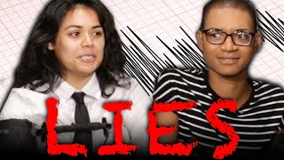 Adult Children Take A  Lie Detector Test With Parents