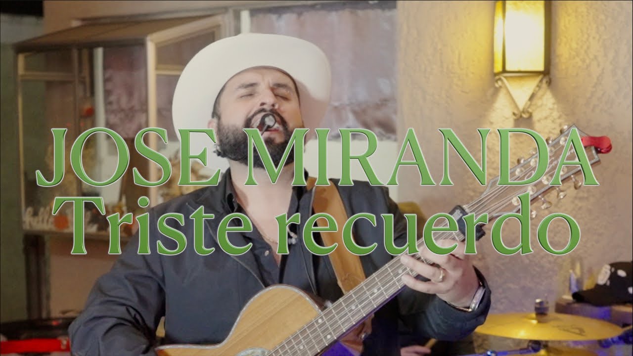 Jose R. Miranda Jose Miranda - triste recuerdo - YouTube