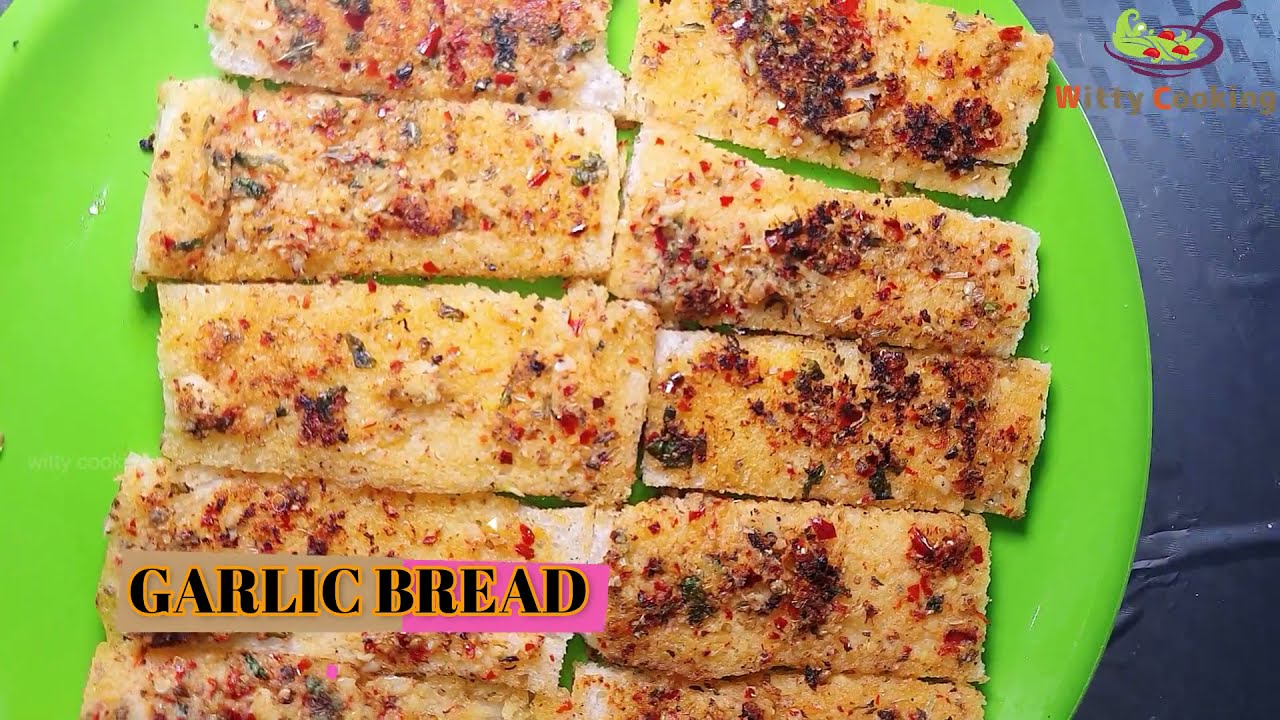 Garlic Bread Sticks | Garlic Bread Tawa Recipe Without Oven | Witty Cooking